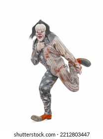 Bad Clown Is Dancing, 3d Illustration