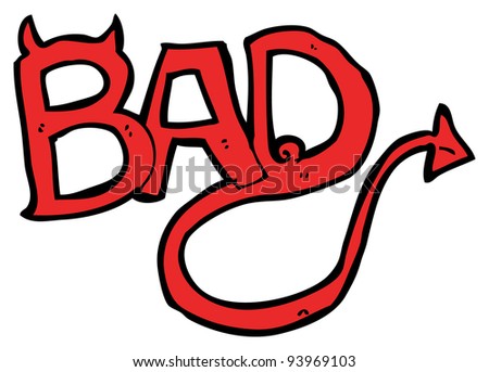 Bad Word Cartoon Raster Version Stock Illustration 93969103 - Shutterstock