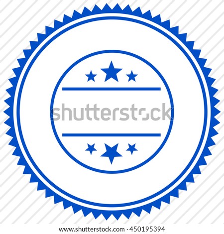 Badge, seal with empty space. Button, label template.