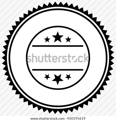 Badge, seal with empty space. Button, label template.