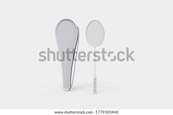 Download Badminton Racket Case Mockup Template Isolated Stock Illustration 1779303440