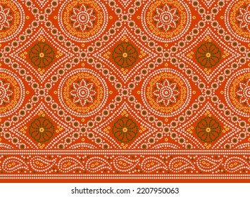 BADNI PATTERN DESIGN BACKGROUND ART FOR FABRIC
,DIGITAL PRINTING - Powered by Shutterstock