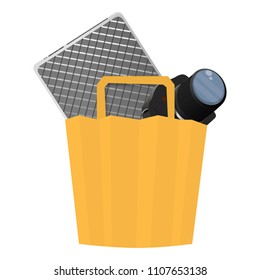 bag camera electronics