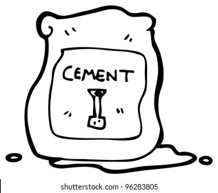 Similar Images, Stock Photos & Vectors of cement bag drawing - 54777091