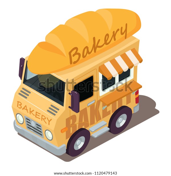 Bakery machine icon. Isometric illustration of bakery\
machine icon for\
web