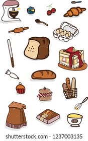 Bakery Sticker For Goodnotes Planner