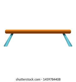 Balance Beam Icon. Cartoon Of Balance Beam Icon For Web Design Isolated On White Background