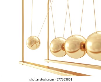 Balancing Balls Newton's Cradle