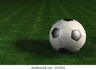 Soccer Football Field Stadium Ball On Stock Photo 439364170 | Shutterstock