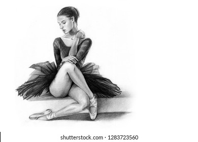 Featured image of post Realistic Sketch Ballerina Drawing The tutorial on how to draw a ballerina is intended for kids with some experience in drawing mark the lines for her shoulders as well as the line for her waist and sketch the rough shape of her legs