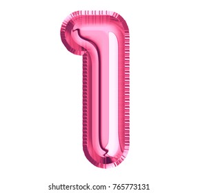 pink number 1