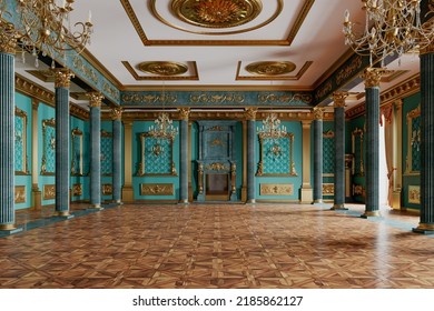 The Ballroom And Restaurant In Classic Style. 3D Render. 3D Illustration