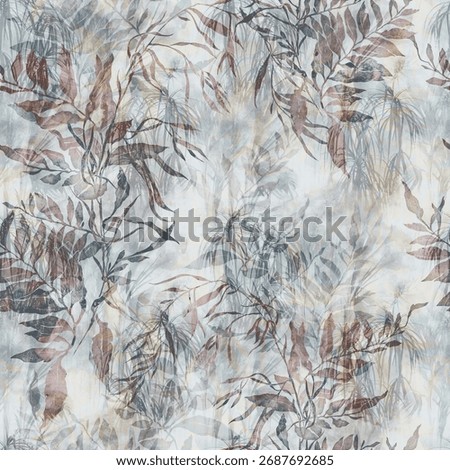 bamboo abstrack allover botanical shadow background 