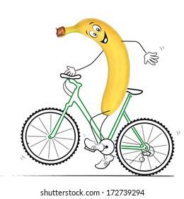 banana bicycle