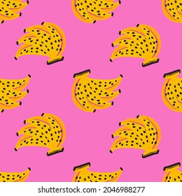 Banana Fruit Fabric Pattern, Background