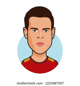 Bandung, Indonesia -07 Nopember 2022,  Azpilicueta  Spain National Team. World Cup. 