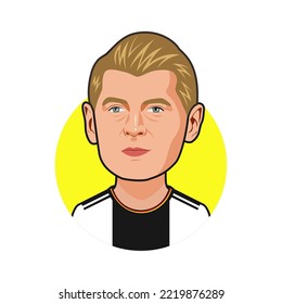 Bandung, Indonesia -29 Oktober 2022,  Toni Kroos Germany National Team World Cup. 
