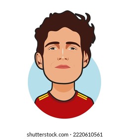 Bandung, Indonesia -31 Oktober 2022,  Marcos Alonso  Spain National Team. World Cup