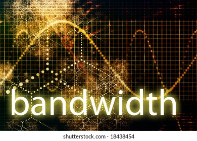 Bandwidth Abstract Technology Business Concept Wallpaper Background