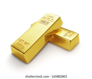 Bank Gold Bars Isolated Stock Illustration 165882803 | Shutterstock