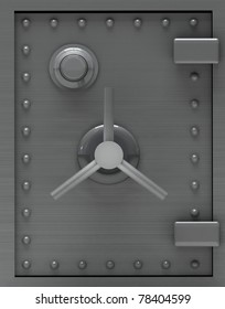 Bank Safe Door.