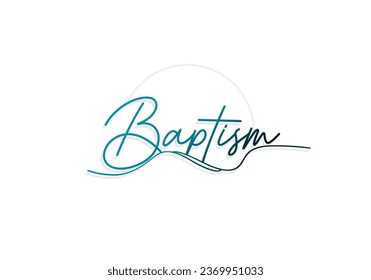 Baptism letter isolated on white background - Powered by Shutterstock