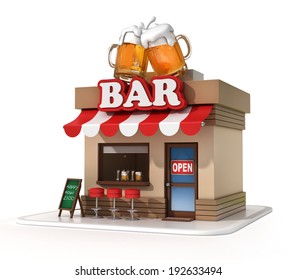 bar 3d illustration - Powered by Shutterstock