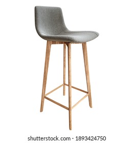 Bar Stool 3d Model  Render 