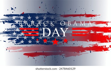  Barack Obama day Vector background  illustration , July 28