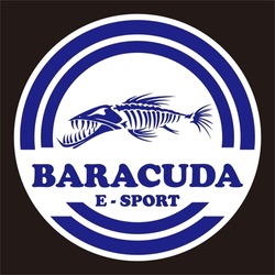 Baracuda Ilustration.for Gaming,mascot Logo,and Esports Logo.a Simple Flat Vector Design.