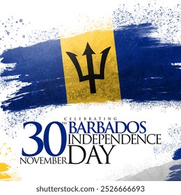 Barbados Independence Day 30th November Illustration. - Powered by Shutterstock