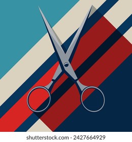 barber scissors vintage,barbershop haircut salon - Powered by Shutterstock