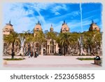 Barcelona, Spain: view of the High Court of Justice in Catalonia.