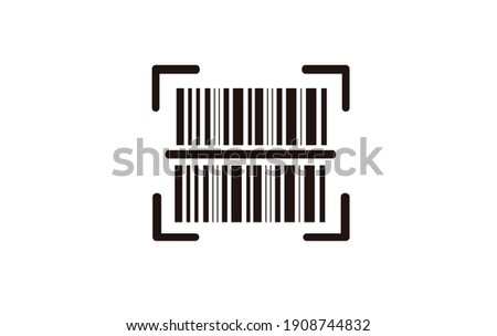 Barcode product distribution icon. Illustration on isolated transparent background. Business concept barcode pictogram.