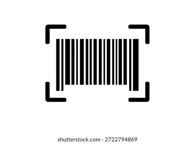 Barcode Scanner Iconbarcode, scanner, scan, qr code, code reader, product code, inventory, retail, checkout, scanning icon, barcode symbol, digital scan, identification, tracking, technology, logistics, warehouse, ecommerce, POS, vector icon