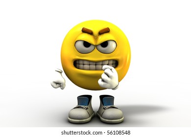 Baring Teeth Emoticon Stock Illustration 56108548 | Shutterstock