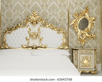 Baroque Bedroom Suite In Royal Interior