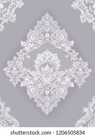 Baroque Damask Pattern, Delicate Mechanism, Delicate Shading, Elegant Pattern,European Lace
