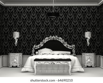 Baroque Furniture In Roayl Bedroom