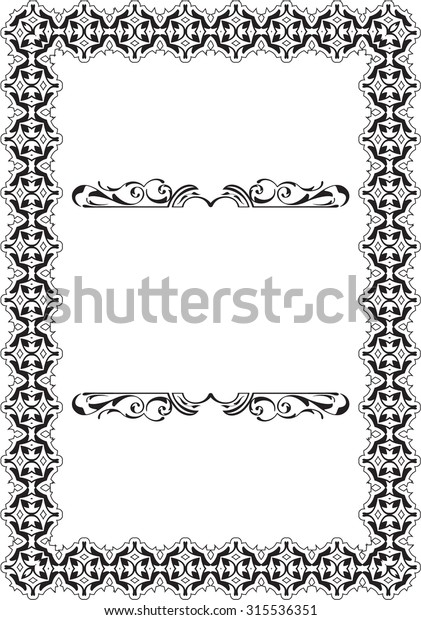 Baroque Vintage
Scroll Perfect Frame on
white