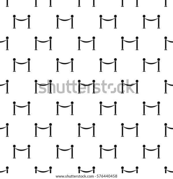 Barrier rope pattern. Simple illustration of barrier\
rope  pattern for\
web