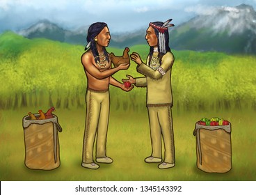 Bartering, Trade, Native American Culture