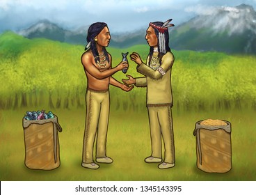 Bartering, Trade, Native American Culture