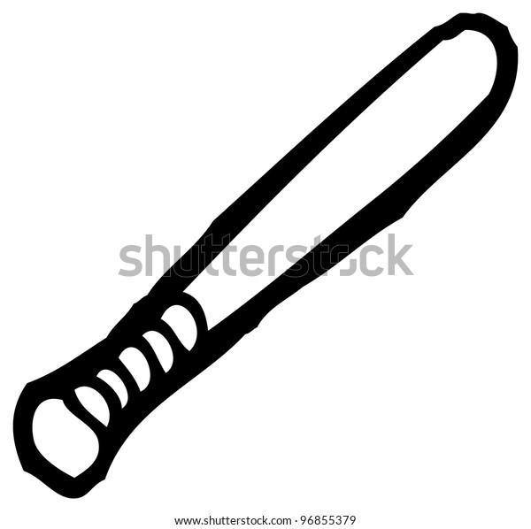 Baseball Bat Cartoon Stock Illustration 96855379