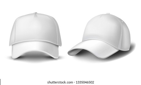 Baseball Cap Isolated On White Background Stock Illustration 1335046502 ...