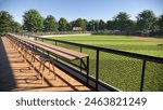 baseball field or ballpark cafe on rooftop 3d render