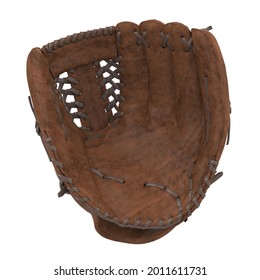 Baseball Glove Isolated. 3D Rendering