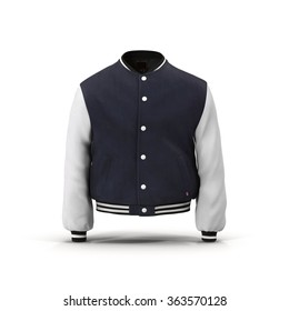 white baseball jacket