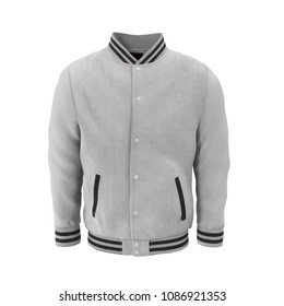 baseball jacket white