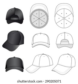 Ball Cap Vector Icons Mobile Apps Stock Vector (Royalty Free) 660593632